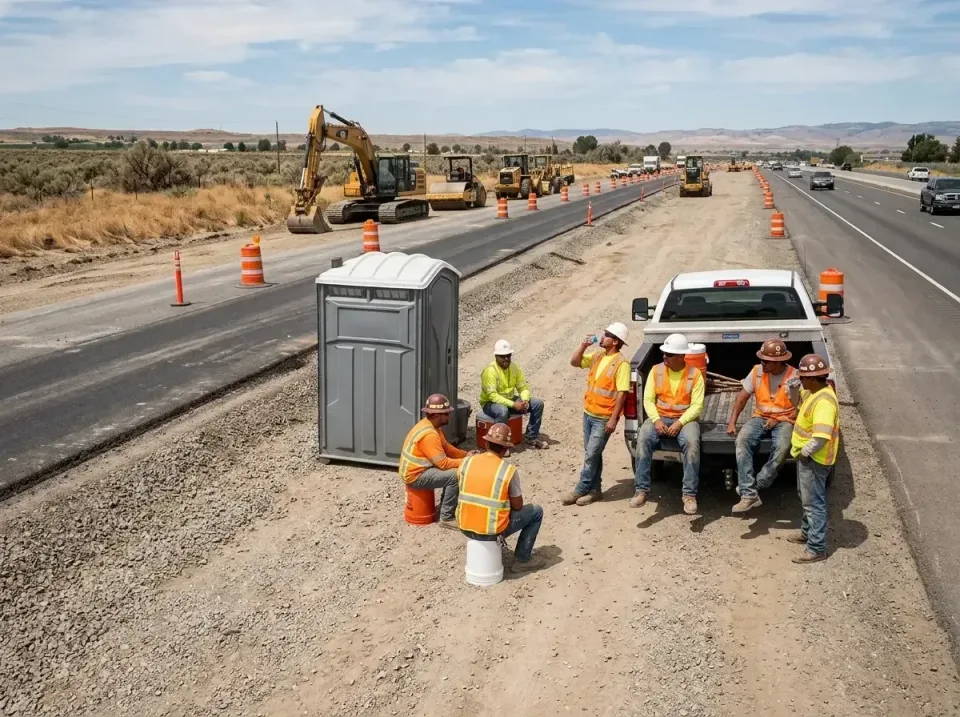 highway-road-construction-crew-007 — frequently asked questions, Porta Potty and Restroom Rentals in Dublin, TX